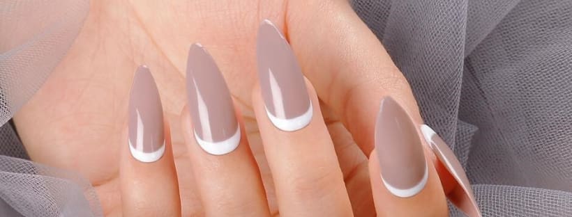 acrylic nails french manicure designs