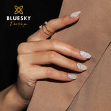 Bluesky Gel Polish - Glitter Neon 01 - White