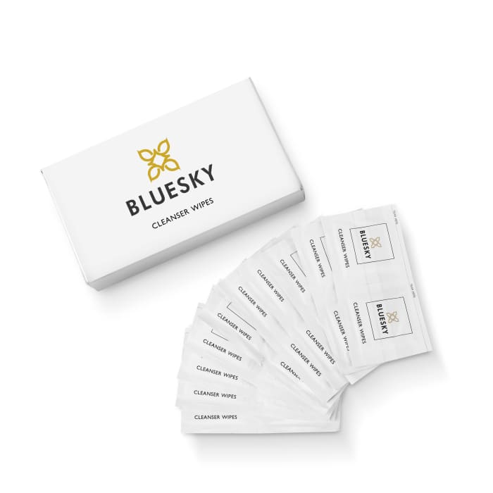 Bluesky Cleanser Wipes Bluesky Cosmetics