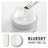 Bluesky Gel Paint - WHITE - #DK02 - Gel Paint