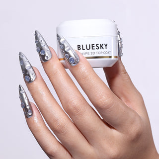 Why You Need the Bluesky 3D Top Coat + Nail Art Looks to Try