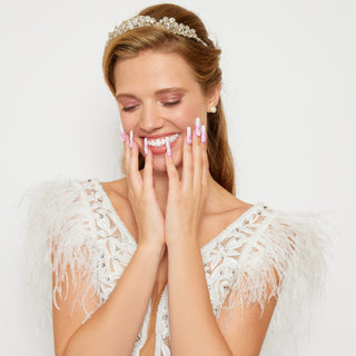Wedding Nails with a Twist: Chrome, Gems & 3D Nail Art