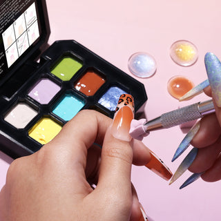 How to Use Nail Art Ombre Palette Gel for Ombre Nail Art