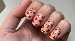 How to create cute and simple Valentines Nails!