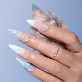 3D Aurora Nail Art