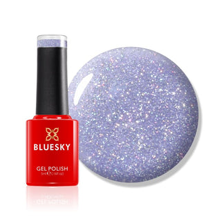 Bluesky Gel Polish Mini - 70's Shimmer bottle and colour swatch