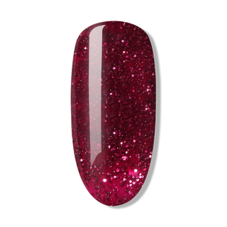 Bluesky Gel Polish - 80631 - Red Glitter Sparkle