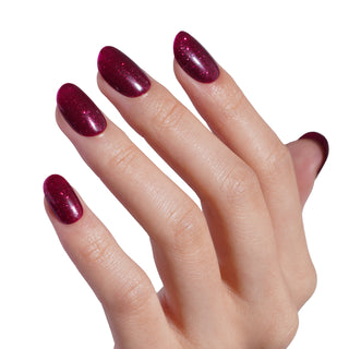 Bluesky Gel Polish - 80631 - Red Glitter Sparkle