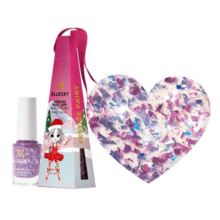 Bluesky Kids Airkiss Christmas Exclusive Bauble - 5ml - Festive Fairy bottle and colour swatch