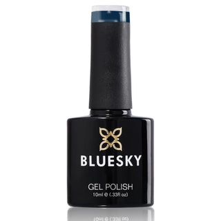 Bluesky Gel Polish - BIG BLUE MARBLE - AW1805 bottle and colour swatch