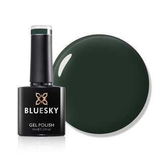 Bluesky Gel Polish - AW2318 - Dark Humour bottle and colour swatch