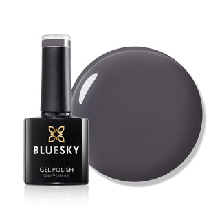 Bluesky Gel Polish - AW2320 - Grey Respect bottle and colour swatch