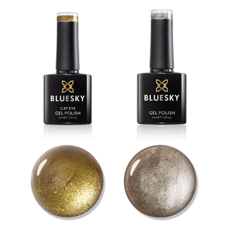 Amethyst Steel - Molten Metallic 10ml Gel Polish Duo