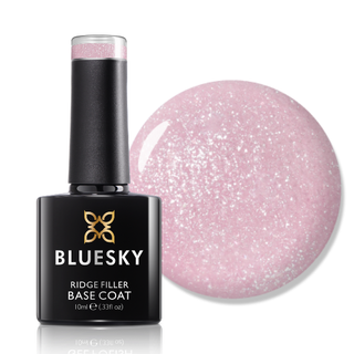 Pink Glitter Drama - BRF06 - 10ml Ridge Filler Base Coat