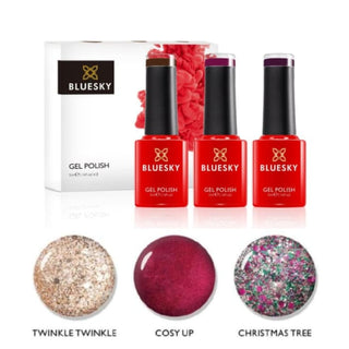 Bluesky Mini Trio Set - Classic Christmas bottles and colour swatches