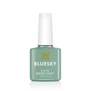 Bluesky E-Vita Base Coat bottle and colour swatch