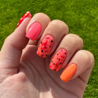 Bluesky Mini Trio - I Heart Summer colours on real hand from social media