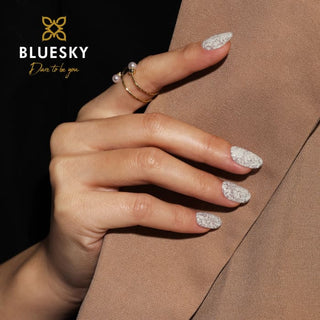 Bluesky Gel Polish - Glitter Neon 01 - White