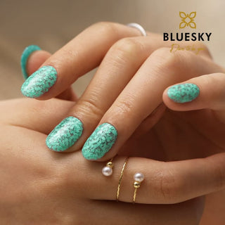 Bluesky Gel Polish - Glitter Neon 04 - Aqua