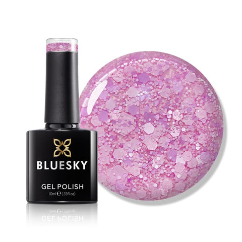 Bluesky Gel Polish - Glitter Neon 11 - Baby Pink