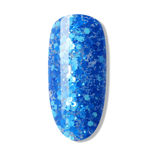 Bluesky Gel Polish - Glitter Neon 03 - Blue