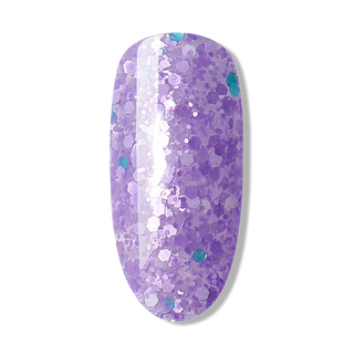 Bluesky Gel Polish - Glitter Neon 13 - Purple