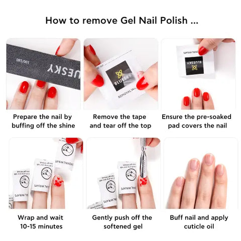 How to remove gel nail polish