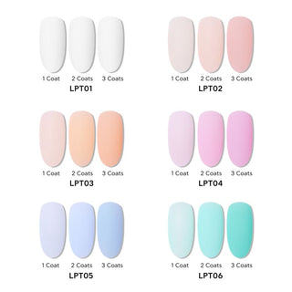 Bluesky 2 in 1 Matte Colour & Top Gel Polish - LPT01 - Cotton Candy product image