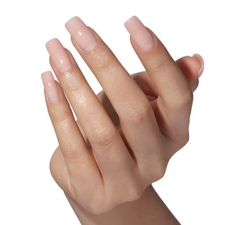 Fast & Easy Builder Gel 10ml - LBA02 - Latte colour on a hand