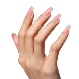 Fast & Easy Builder Gel 10ml - LBA05 - Rose colour on a hand