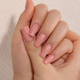 Fast & Easy Builder Gel 10ml - LBA12 - Peach Glitz product image