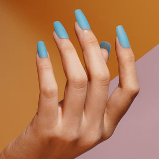 Bluesky 2 in 1 Matte Colour & Top Gel Polish - LBM02 - Mandarin Blue product image