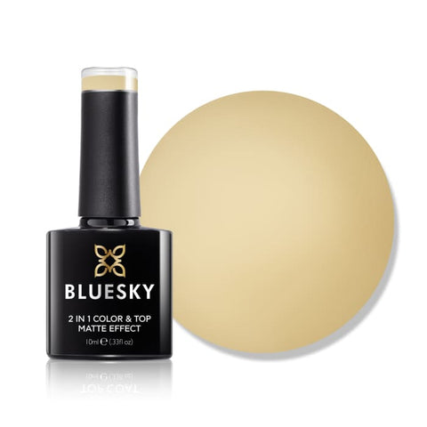 Bluesky 2 in 1 Matte Colour & Top Gel Polish - LBM04 - Apricot
