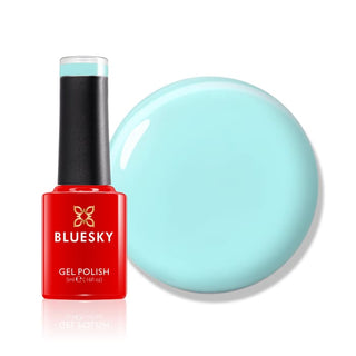 Bluesky Gel Polish Mini - Tawny Blue - LPD20 bottle and colour swatch