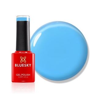 Bluesky Gel Polish Mini - Blue to Dream - LPD22 bottle and colour swatch