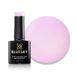 Bluesky 2 in 1 Matte Colour & Top Gel Polish - LPT04 - Lilac Whispers