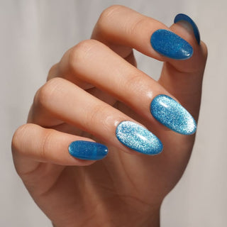 Bluesky Sparkle Diamond Cat Eye Gel Polish - LSD06 - Aquamarine Dream product image