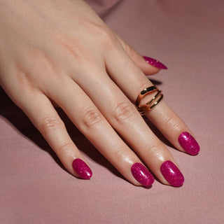 Bluesky Gel Polish - LVM02 - Glimmer Burgundy product image