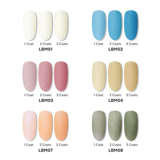 Bluesky 2 in 1 Matte Colour & Top Gel Polish - LBM01 - Citrine product image