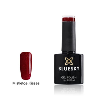 Bluesky Gel Polish - BSH017 - Mistletoe Kisses bottle and colour swatch