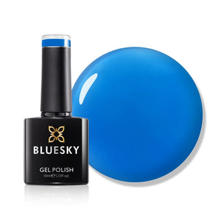 BLUESKY GEL POLISH - NEON 01 bottle and colour swatch