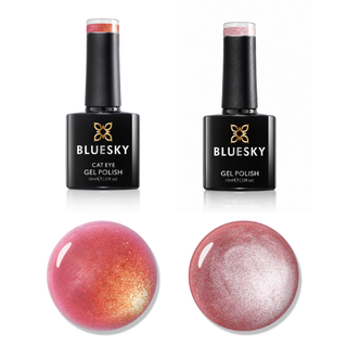 Pink Velvet - Molten Metallic 10ml Gel Polish Duo