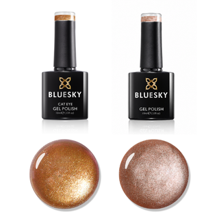Rose Lustre - Molten Metallic 10ml Gel Polish Duo