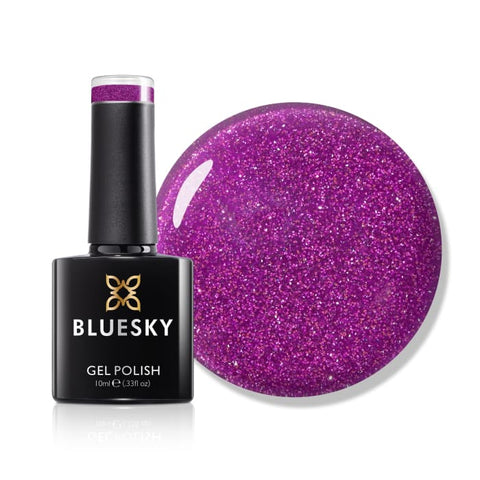 Bluesky Gel Polish - Sparkle Neon 05 - Purple