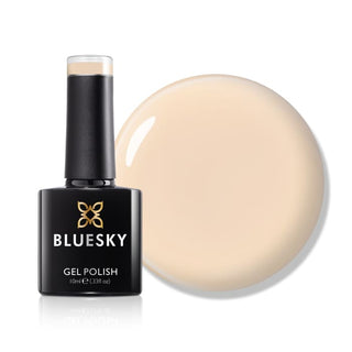 Bluesky Gel Polish - SS2401 - Vanilla Dream bottle and colour swatch