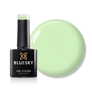 Bluesky Gel Polish - SS2413 - Limeade Glow bottle and colour swatch