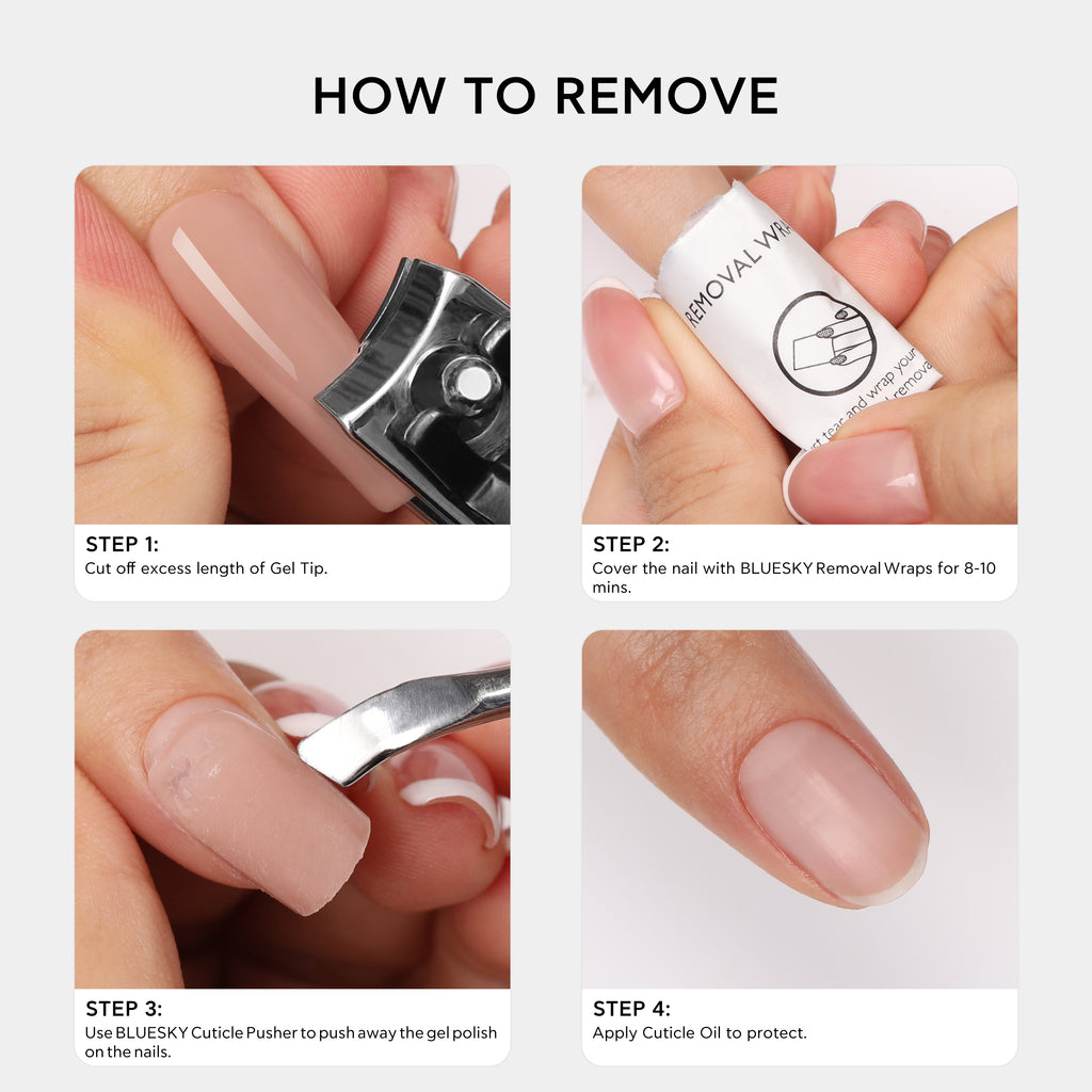 Tips to repair damaged nails after getting gel or acrylic extensions removed