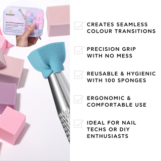 Nail Art Sponge Grabber Set