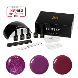 Bluesky Starter Kit - Winter bottle and colour swatch