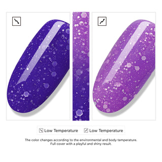 Bluesky Temperature Changing Gel Nail Polish - PARADISE - TC034